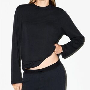 SKIMS long sleeve boyfriend t